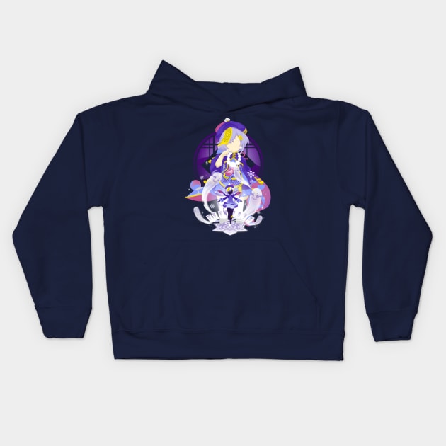 Icy Resurrection Qiqi Kids Hoodie by HyperTwenty